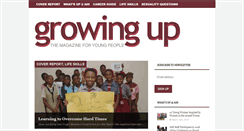 Desktop Screenshot of growingupmag.org